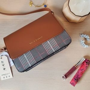 Preppy Plaid Vegan Melie Bianco Desi Crossbody